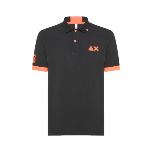 SUN68 MUŠKA POLO MAJICA CRNA