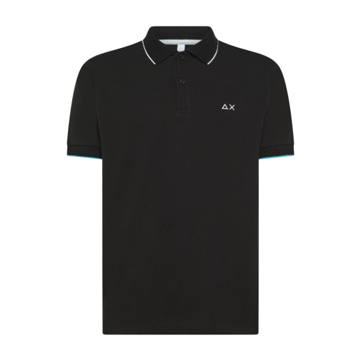 SUN68 MUŠKA POLO MAJICA CRNA