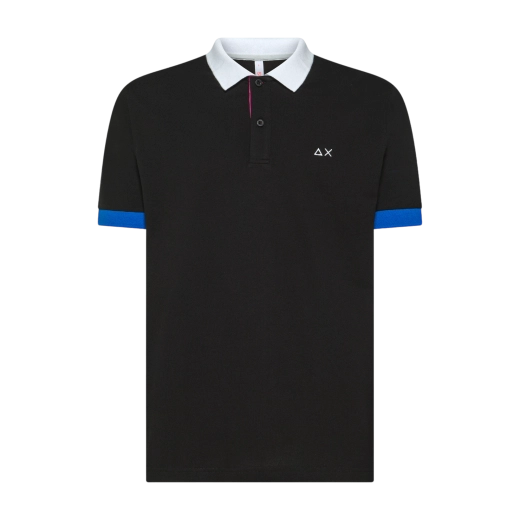 SUN68 MUŠKA POLO MAJICA CRNA