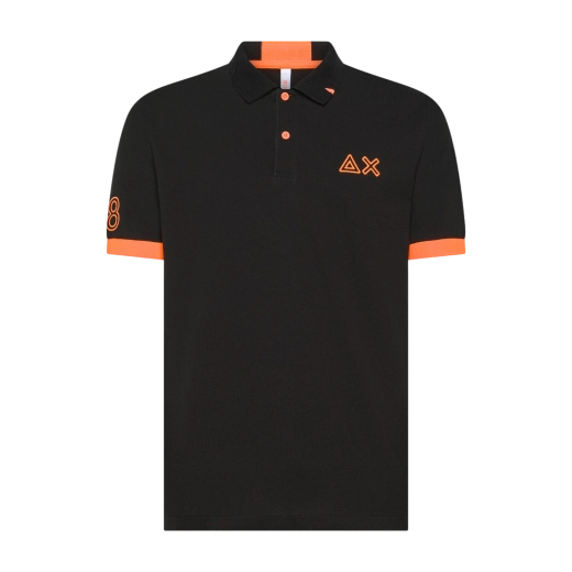 SUN68 MUŠKA POLO MAJICA CRNA