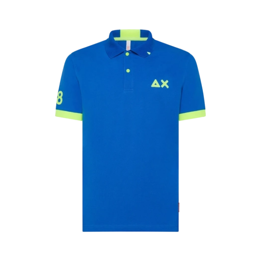 SUN68 MUŠKA POLO MAJICA PLAVA
