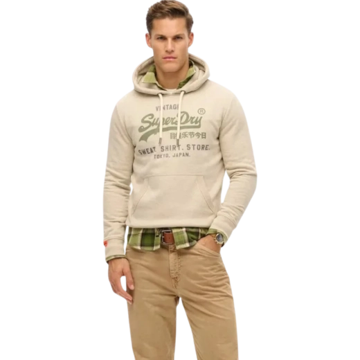 SUPERDRY MUŠKA DUKSERICA BEŽ