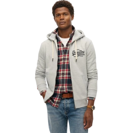 SUPERDRY MUŠKA DUKSERICA SIVA