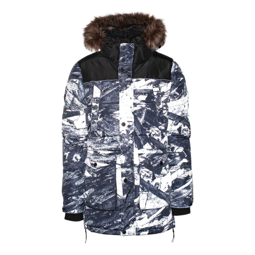 SUPERDRY MUŠKA JAKNA CRNA/BIJELA