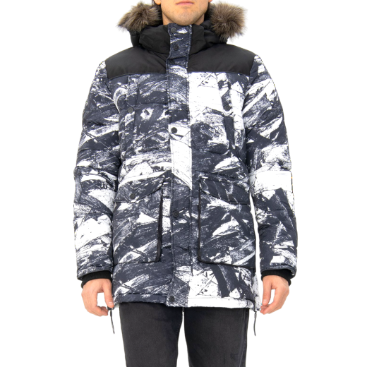 SUPERDRY MUŠKA JAKNA CRNA/BIJELA 30372