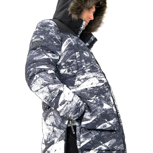 SUPERDRY MUŠKA JAKNA CRNA/BIJELA 30372
