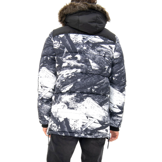 SUPERDRY MUŠKA JAKNA CRNA/BIJELA 30372