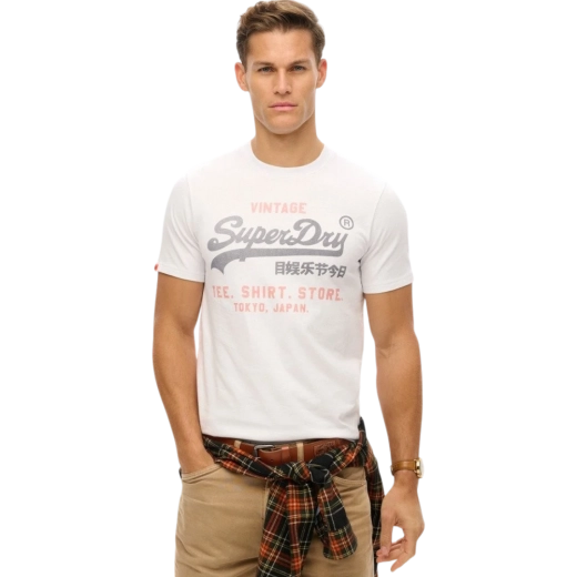 SUPERDRY MUŠKA MAJICA BIJELA