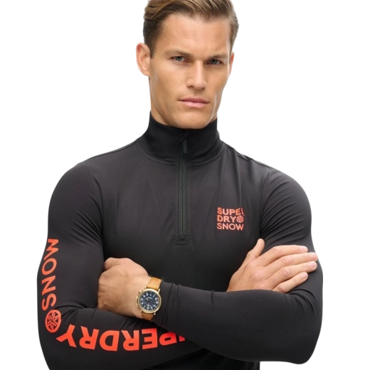 SUPERDRY MUŠKA MAJICA DUGIH RUKAVA CRNA 37097