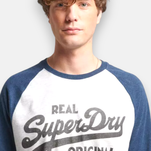 SUPERDRY MUŠKA MAJICA DUGIH RUKAVA SIVA/TEGET 28166
