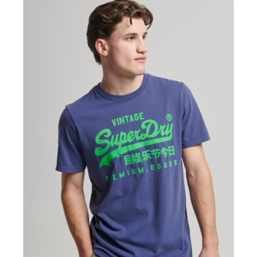 SUPERDRY MUŠKA MAJICA PLAVA