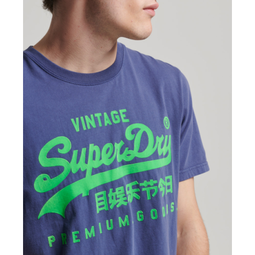 SUPERDRY MUŠKA MAJICA PLAVA 25229