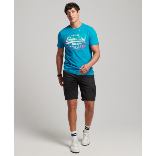 SUPERDRY MUŠKA MAJICA PLAVA 25249