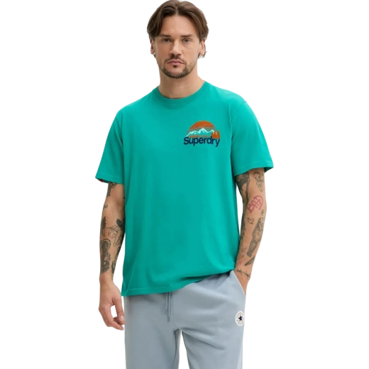 SUPERDRY MUŠKA MAJICA PLAVA