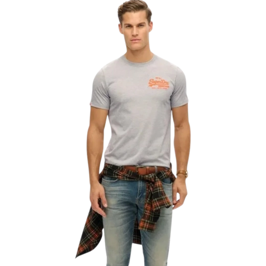 SUPERDRY MUŠKA MAJICA SIVA