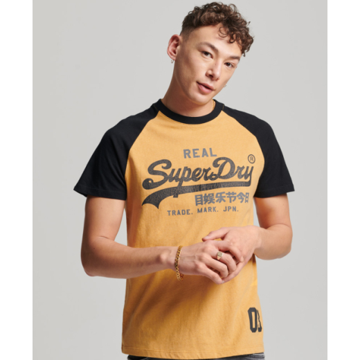 SUPERDRY MUŠKA MAJICA ŽUTA/CRNA