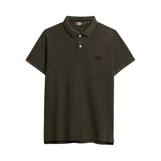 SUPERDRY MUŠKA POLO MAJICA CRNA