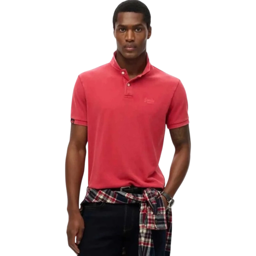 SUPERDRY MUŠKA POLO MAJICA CRVENA