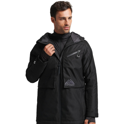 SUPERDRY MUŠKA SKI JAKNA CRNA