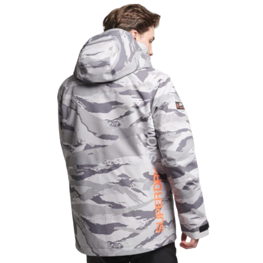 SUPERDRY MUŠKA SKI JAKNA SIVA 29564