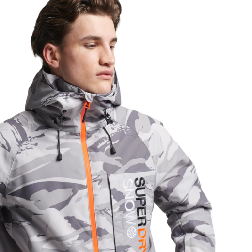 SUPERDRY MUŠKA SKI JAKNA SIVA 29564