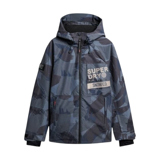 SUPERDRY MUŠKA SKI JAKNA SIVA