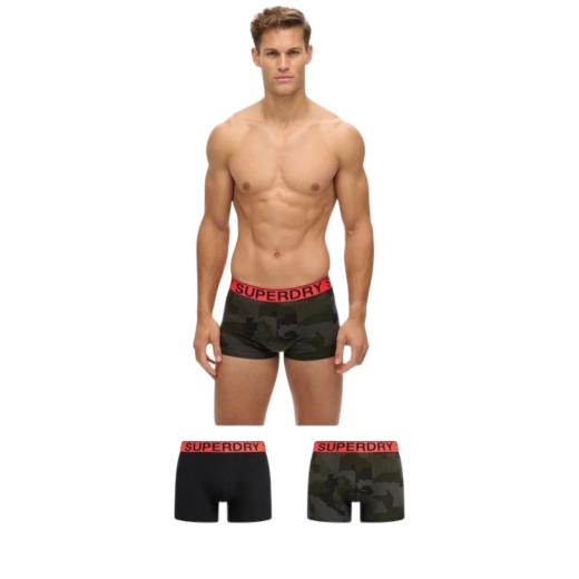 SUPERDRY MUŠKE BOKSERICE CRNA