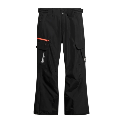 SUPERDRY MUŠKE SKI HLAČE CRNA