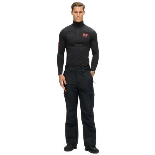 SUPERDRY MUŠKE SKI HLAČE CRNA 37095