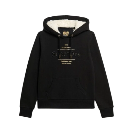 SUPERDRY ŽENSKA DUKSERICA CRNA