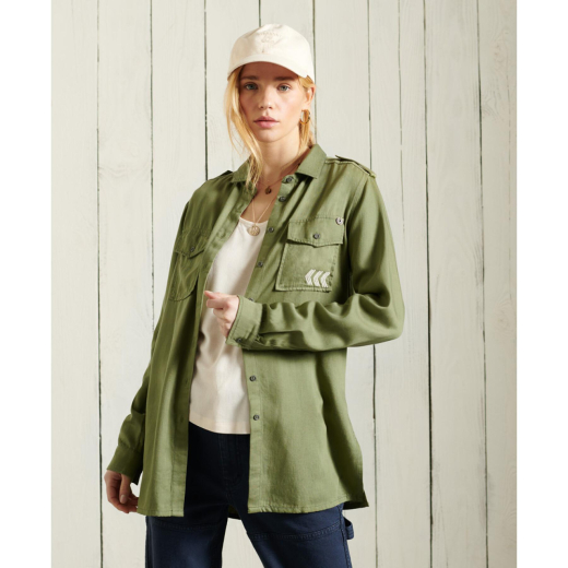 SUPERDRY ŽENSKA KOŠULJA ZELENA