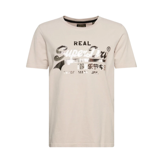 SUPERDRY ŽENSKA MAJICA BEŽ