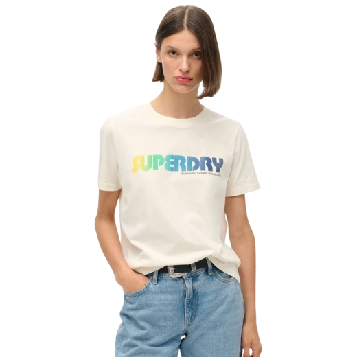 SUPERDRY ŽENSKA MAJICA BEŽ