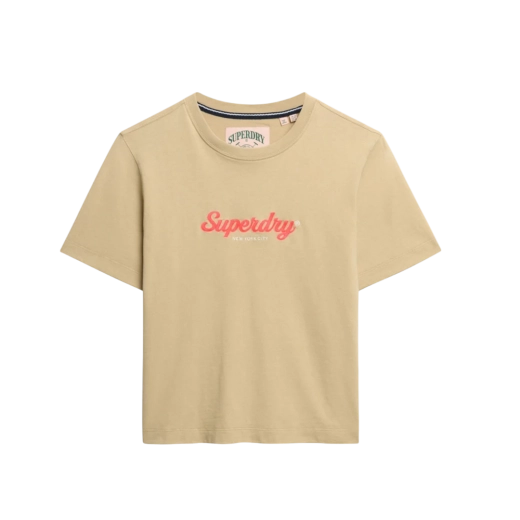 SUPERDRY ŽENSKA MAJICA BEŽ