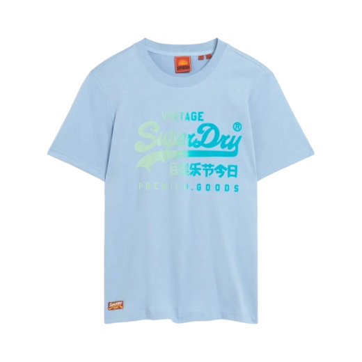 SUPERDRY ŽENSKA MAJICA PLAVA