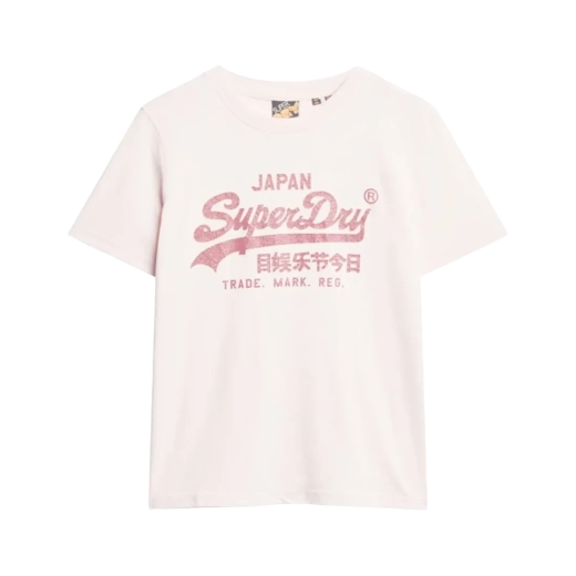 SUPERDRY ŽENSKA MAJICA ROZA