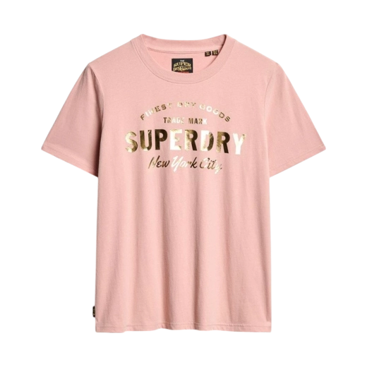 SUPERDRY ŽENSKA MAJICA ROZA