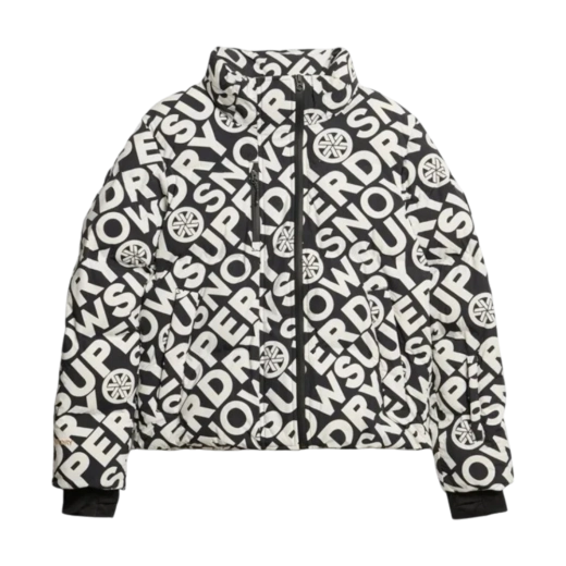 SUPERDRY ŽENSKA SKI JAKNA CRNA