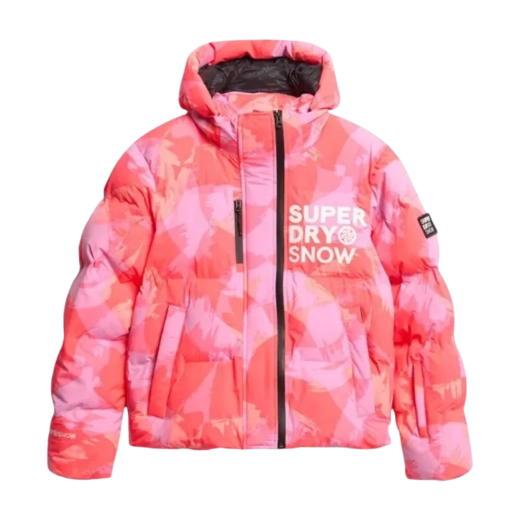 SUPERDRY ŽENSKA SKI JAKNA CRVENA