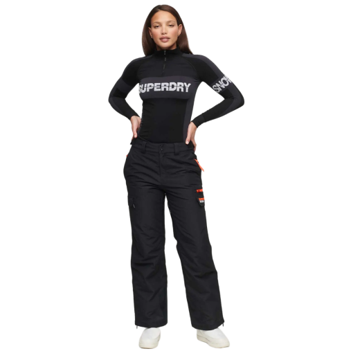 SUPERDRY ŽENSKE SKI HLAČE CRNA 29581