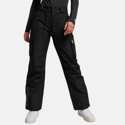 SUPERDRY ŽENSKE SKI HLAČE CRNA