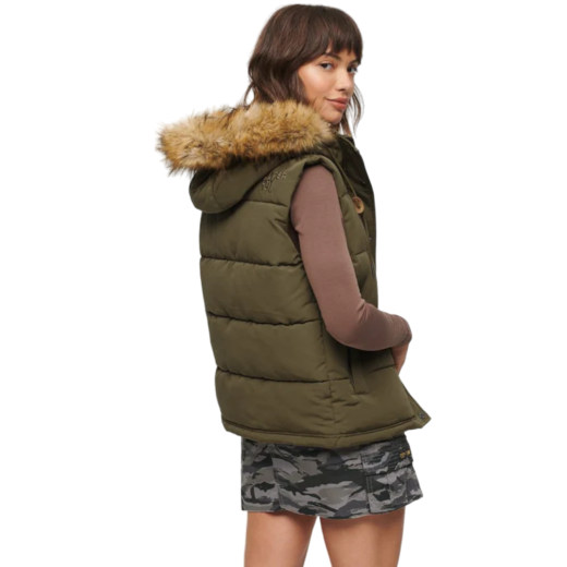 SUPERDRY ŽENSKI PRSLUK MASLINASTA 30117