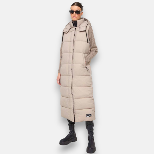 SUPERDRY ŽENSKI PRSLUK SIVA