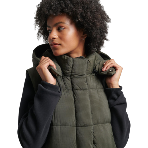 SUPERDRY ŽENSKI PRSLUK ZELENA 30449
