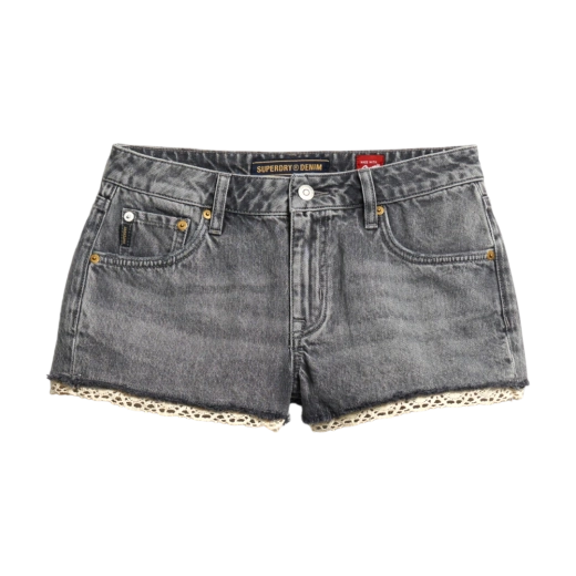 SUPERDRY ŽENSKI ŠORC SREBRENA