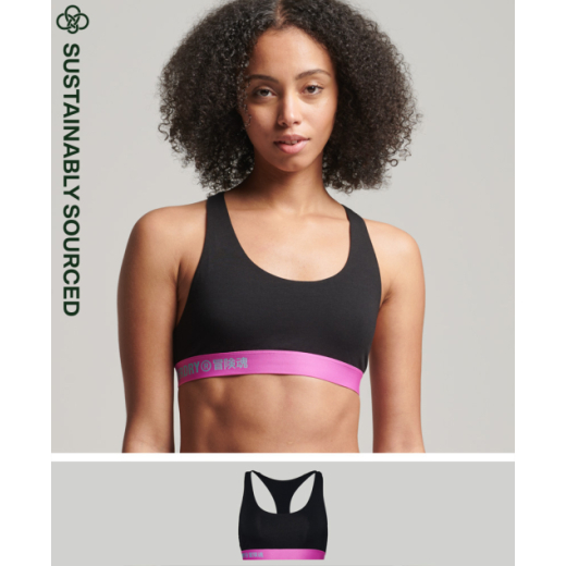 SUPERDRY ŽENSKI TOP CRNA/ROZA