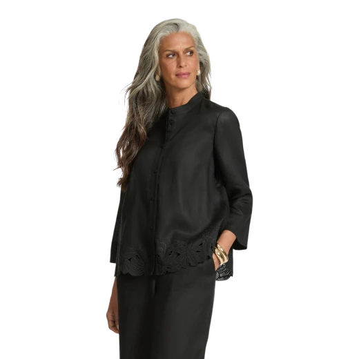 ELENA MIRO ŽENSKA BLUZA CRNA