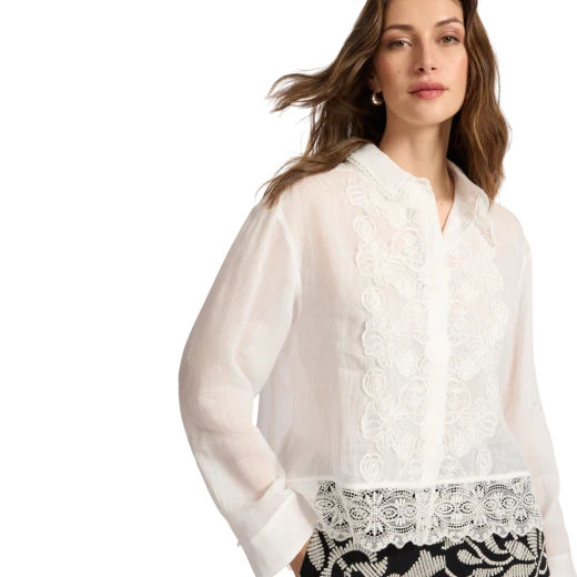 ELENA MIRO ŽENSKA BLUZA BIJELA