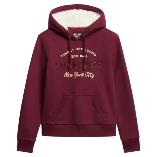 SUPERDRY ŽENSKA DUKSERICA BORDO