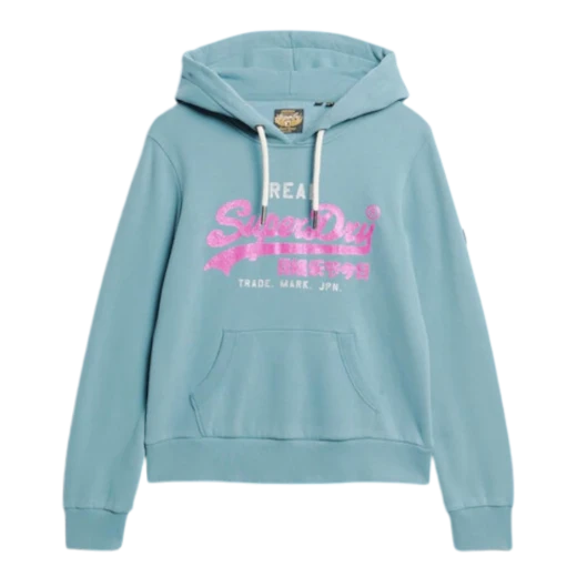 SUPERDRY ŽENSKA DUKSERICA PLAVA